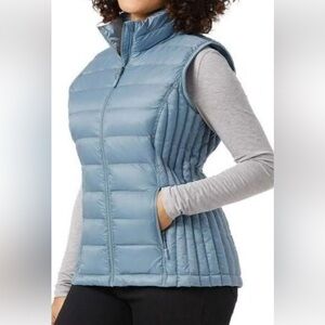 32 degrees Vest Puffer Lightweight Soft Pastel Citadel Blue